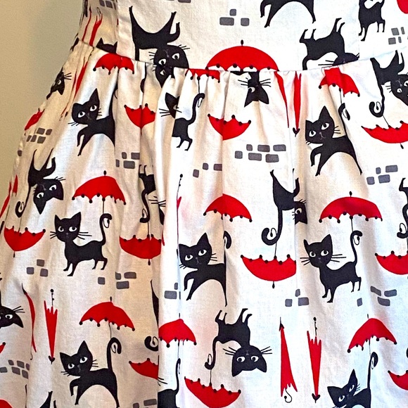 Cute Kitty Summer dress made in USA! - Picture 3 of 6